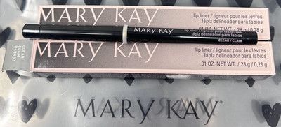 LOT OF TWO Mary Kay Twist Up Lip Liner Clear #048453 Full Size Fast Ship