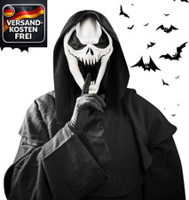 Ghostface Maske Scream Horror Halloween Gruselige Requisiten Kostüm Zubehör