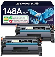 6Pack 6 Black Toner Cartridges for HP 148A W1480A M4001/4101 Series With Chip 