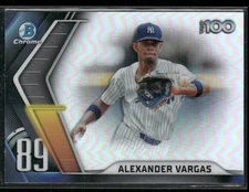 Alexander Vargas 2022 Bowman Bowman Scouts' Top 100 Refractor #BTP-89