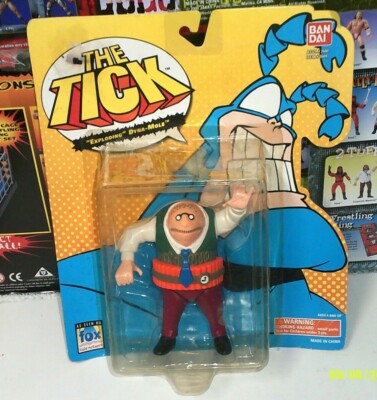 The Tick EXPLODING DYNA-MOLE Figure Bandai 1994 Brand New