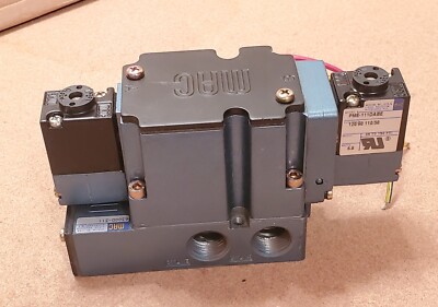 Solenoïde Vanne MAC Valves 6321D-000-PM-611DA + Base Pilote - Occasion Bon état