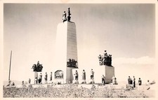 RPPC Salt Lake City Heritage Park Mormon LDS Church Monument Photo Postcard G1