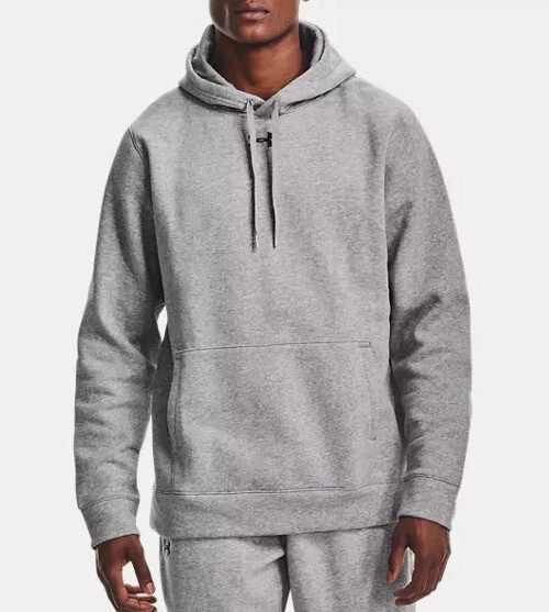 Nueva Sudadera con Capucha Under Armour UA Hustle 1300123 Gris Verdadero  Breathe