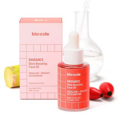 Biocule Radiance Glow Boosting Face Oil with Sugar Squalane 30ml