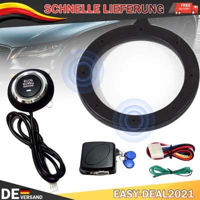 Auto Keyless Entry Engine Start Alarm System Zündschalter Schalter RFID DC 12V