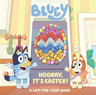Bluey: Hooray, It's Easter!: A Lift-The-Flap Book - Board Book NEW Licenses, Pen