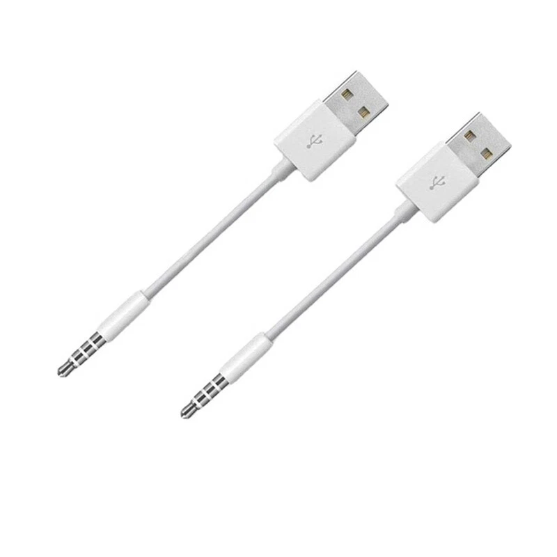 USB 3.5mm Data Sync Charger Cable Cord For Apple iPod Shuffle 3rd & 4th Gen - Image 4 of 4