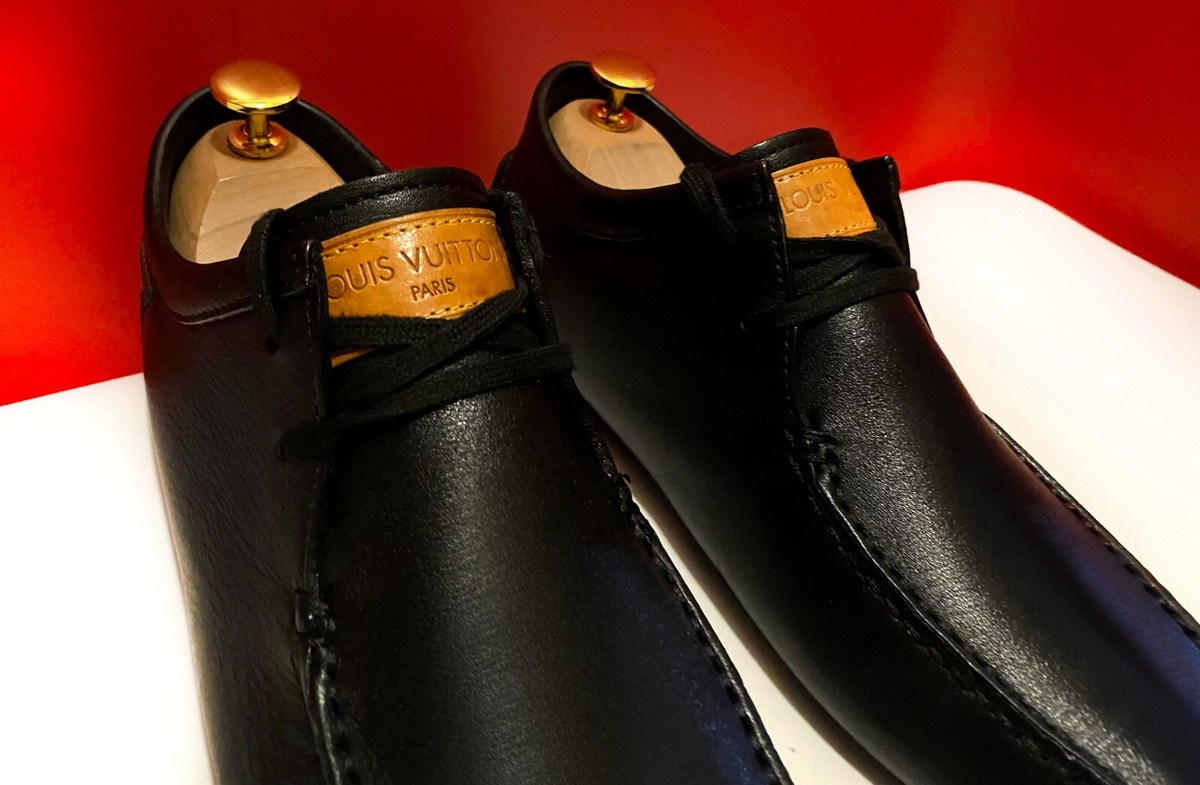 みくれLOUIS VUITTON ブラックローファー ルイヴィトン メンズローファー