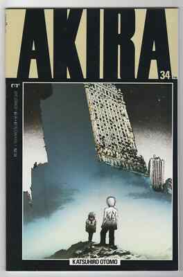 Akira #34 1st print 1988 Epic Marvel Katsuhiro Otomo manga anime VF/NM