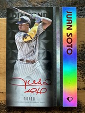 2023 Topps Diamond Icons White PolychromatINK Red Ink Juan Soto Auto /10 WPA-JS