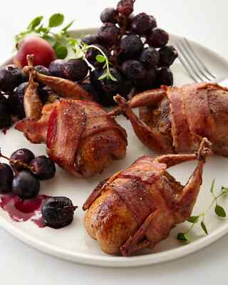 Alewel's Country Meats Bacon-Wrapped Stuffed Quail