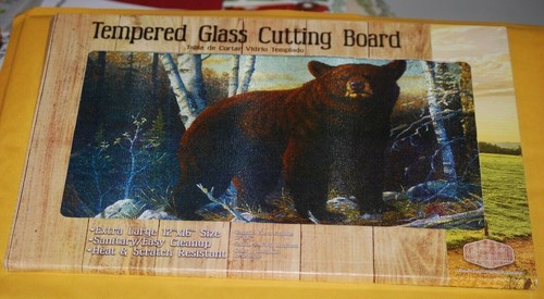 #40042 Brown Bear Tempered Glass Cutting Board - Picture 6 of 7