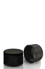 Screw on Wadded Cap 28mm Black With EPE Liner Plastic Bottles 28 410 ANY AMOUNT