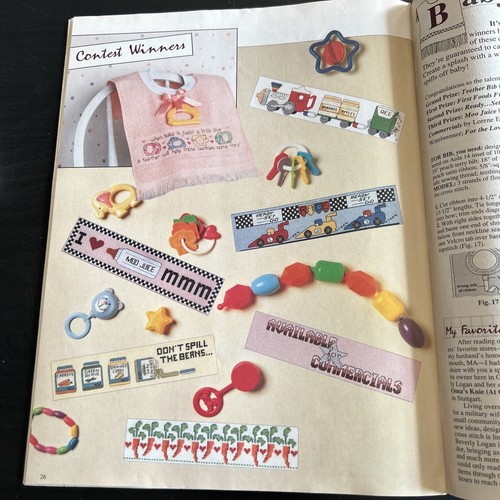 Cross Stitch & Country Crafts Magazine Vintage Patterns 80's & 90"s Needlepoint - Picture 11 of 12