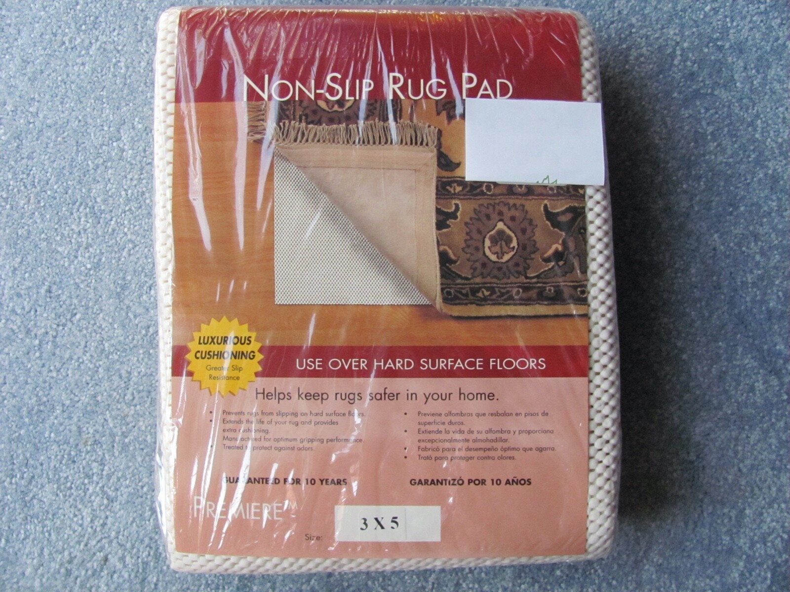 NonSlip, NonSkid Rug Pad, American NonSlip Products, 3' x 5' New in Package, eBay