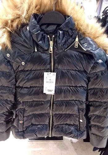 ZARA W 2017 SHORT SHINY QUILTED FEATHER 