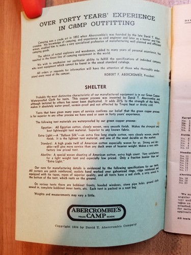 RARE - David T. Abercrombie Co. Catalog 1934 (Jack A. Warren cover) 46 pages - Imagen 12 de 21