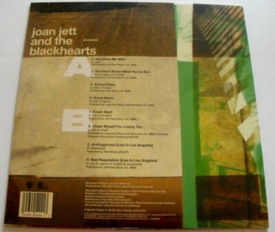 JOAN JETT - Acoustics - New, Sealed Limited Vinyl LP Record Album