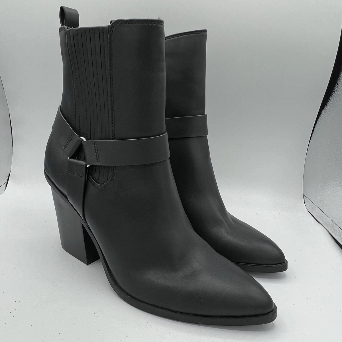 DV Dolce Vita “Haddie” Black Suede Ankle Platform Boots MSRP $140 https://shopstyle.it/l/cvWOt 50 percent off Womens Platform  main image 4