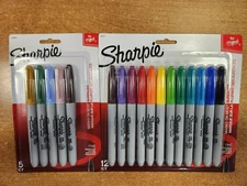 2 Pk: Sharpie Original Fine Permanent Markers, 17 Asstd. Colors   (1E-2855)