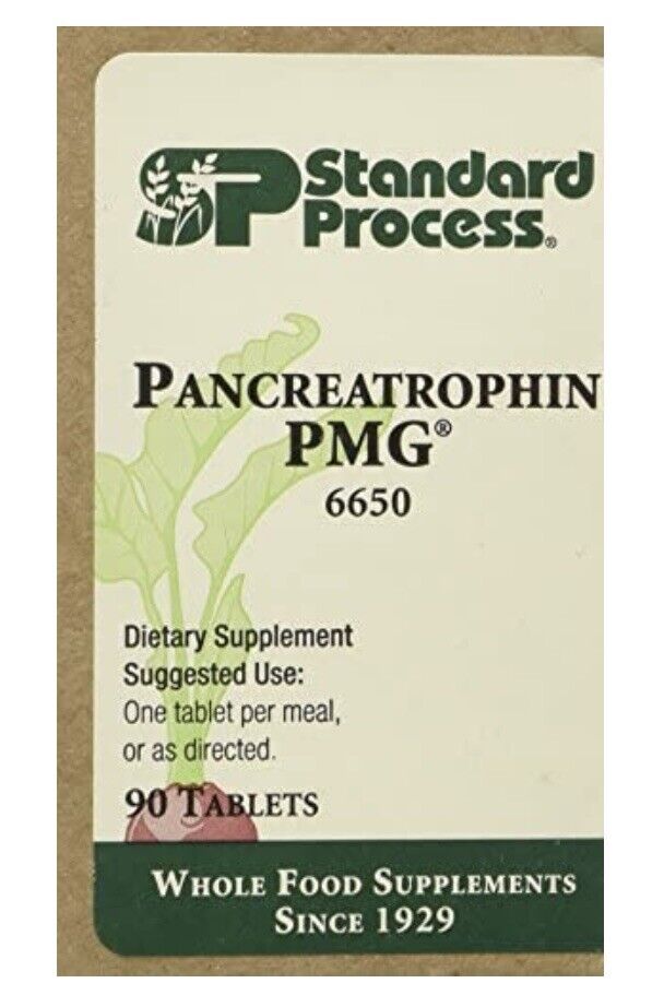 Standard Process Pancreatrophin PMG 90 Tablets 6650 Exp. 1/2024 FAST & FRESH