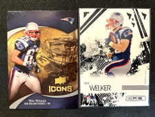 NFL - Wes Welker 2009 Upper Deck ICONS & 2009 Donruss Rookies & Stars