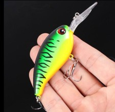2PCS Fishing Lure Minnow Artificial 14g Bass Swimbait Crankbait Trolling Pike