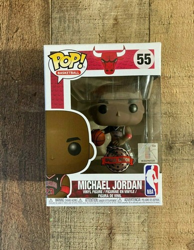 Funko Pop ! MAILLOT NOIR MICHAEL JORDAN #55 BULLS CONCORDS NBA BASKETBALL - Photo 1/6