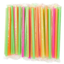 Extra Wide Bubble Tea Straws for Smoothies, Milkshakes, Slushies