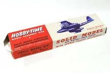 1950's Hobby Time Gloster Meteor-8 Model Assembly Kit w/ Original Box