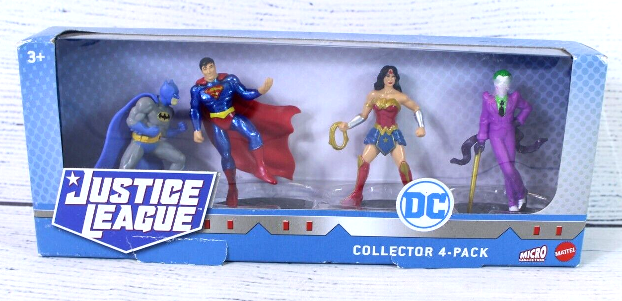 DC Comics Justice League Micro Collection 4-Pack Figure