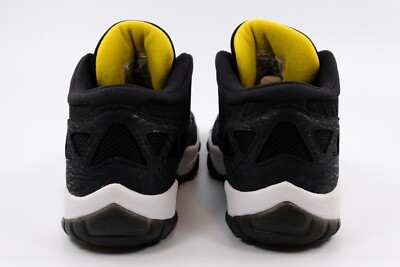 Air Jordan Retro 11 Low ie XI sz 10.5 Black Zest Yellow