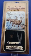 REMINGTON CUTLERY LIMITED EDITION MULE DEER KNIFE & TIN COLLECTORS SET 15685