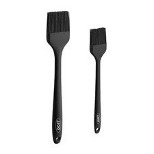2pcs Silicone Basting Pastry Brush Heat Resistant Food Cooking Brush For Oil Sau