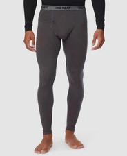$59 32 Degrees Men's Gray Thermal Base-Layer Leggings Long Johns Underwear XXL