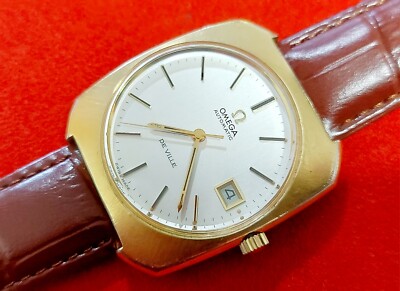 Omega De Ville Gold Herren Automatik Cal 1002 36mm Funktioniert Einwandfrei 70er