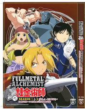 DVD FULLMETAL ALCHEMIST SEASON 1 2 VOL.1 - 115 END 2 MOVIE 3 LIVE ACTION