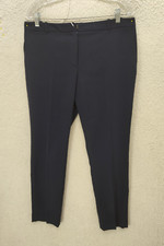 Tommy Hilfiger Women Pants 8 Blue 100 Polyester Straight Leg Classic Dress Pants