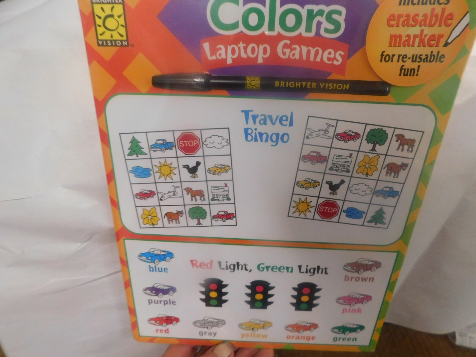 Laptop Table Top Color Board Travel Games N100