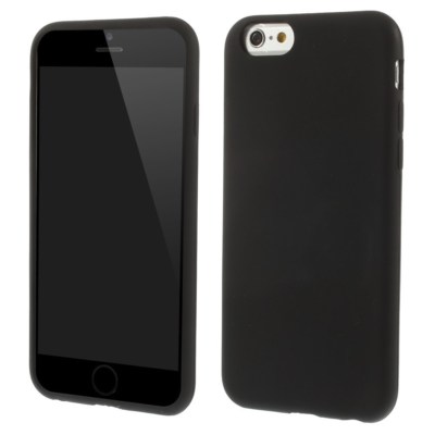 Apple iPhone 6 6S 4.7'' Soft Silikon Gel Case Matt Griffig Hülle Flexibel Schwarz