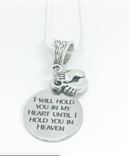 No Longer By My Side But Forever In My Heart Pendant Necklace