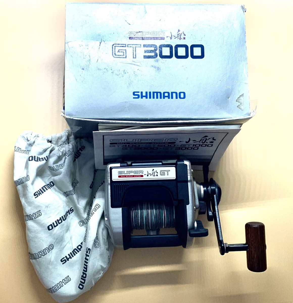 Shimano super GT3000 baitcasting reel double-shaft reel | eBay