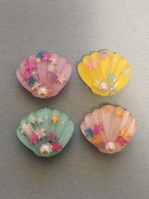 Seashell Shoe Charms Set of 4