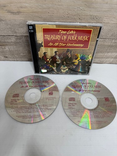 Time Life Treasury Of Folk Music All Star Hootenanny Vol 1 2 CD Set