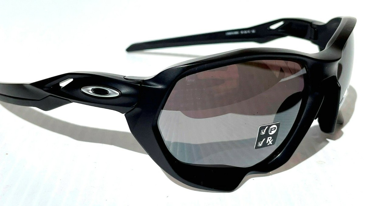 NEW Oakley PLAZMA Matte Black POLARIZED PRIZM Black Bike