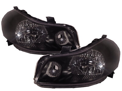 SX4 MK1 2007-2013 Sedan/Hatchback 4D/5D Clear Headlight Black V1