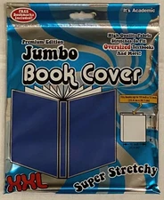 Jumbo Stretchable Book Cover: Royal Blue