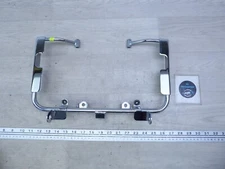 2007 Suzuki VL800 Boulevard S256) chrome front wind shield screen mount bracket 