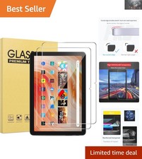 2-Pack Tempered Glass Screen Protector for Onn 10.1" Tablet, Shockproof  HD
